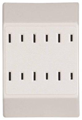 OUTLET TRI-TAP ADAPTER 6OUTLET