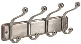 COAT RACK 4 STEEL CHROME