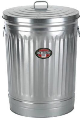 TRASH CAN 30GALLON GALIVANIZED