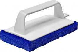 QUICKIE PAD SCRUBBER W/HANDLE