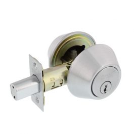DEADBOLT DOUBLE CYLINDER US26D