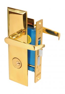 MORTISE LOCKSET METRO W/LEVER
