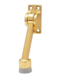 DOOR STOP KICK DOWN 5" BRASS