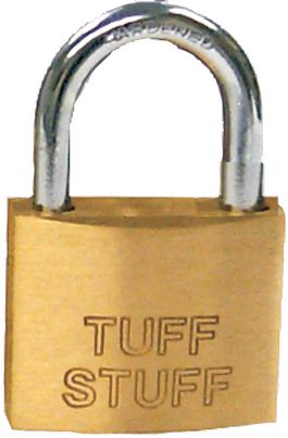 PADLOCK BRASS 2" LONG SHACKLE
