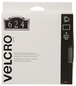 TITANIUM VELCRO STRIP 3CT 4x6