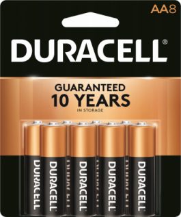 BATTERY DURACELL COPPERTOP