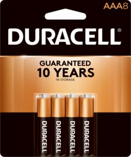 BATTERY DURACELL COPPERTOP