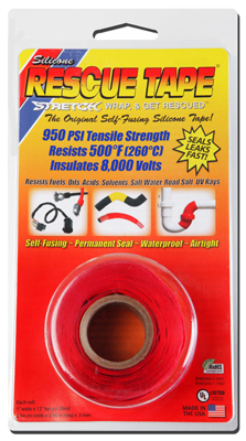 TAPE RESCUE SILICONE ROLL RED