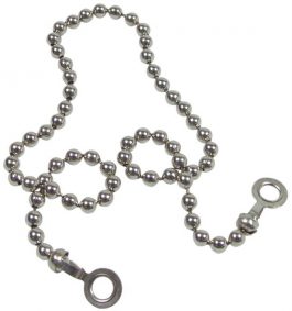 BEADED CHAIN N.P. 3/16"X15"
