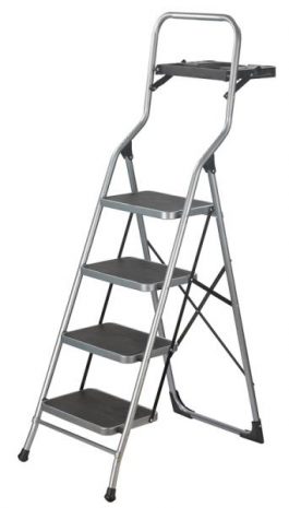 LADDER 4-STEP FOLDING  200LB