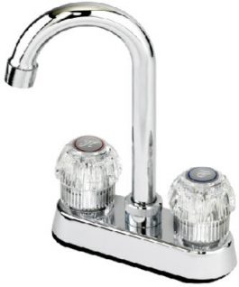 FAUCET BAR 2-HANDLE HI-SPOUT