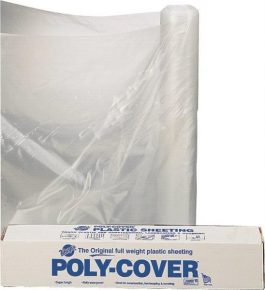 DROP CLOTH PLASTIC 20X100 6MIL