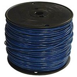 WIRE 14G.BRAIDED BLUE 500FT.