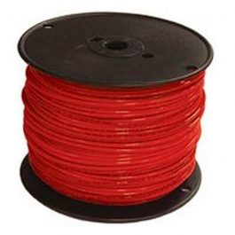 WIRE 14G.BRAIDED RED 500FT.