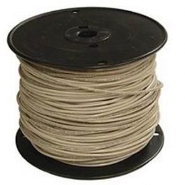WIRE 14G.BRAIDED WHITE 500FT.