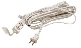 EXTENSION CORD 15FT WHITE 16-2