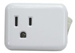 OUTLET TAP CUBE W/ON/OFF SWITC