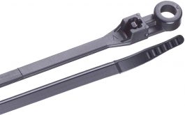CABLE TIES 8" BLACK PK/100