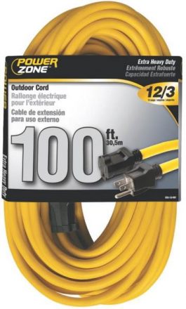 EXTENSION CORD  #12-3 100FT