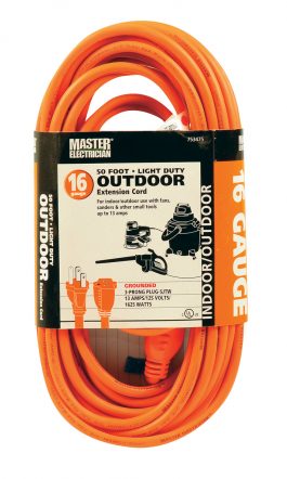 EXTENSION CORD  #16-3  25FT