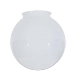 FIXTURE GLASS 6" WHT BALL