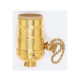 PULLCHAIN SOCKET BRASS