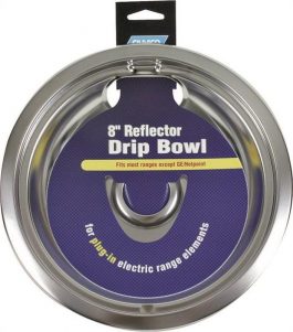 STOVE DRIP PAN CHROME8"