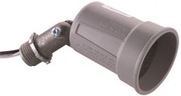WEATHERPROOF SOCKET 1-BULB