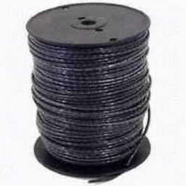 WIRE 8G.BRAIDED BLACK 500FT.