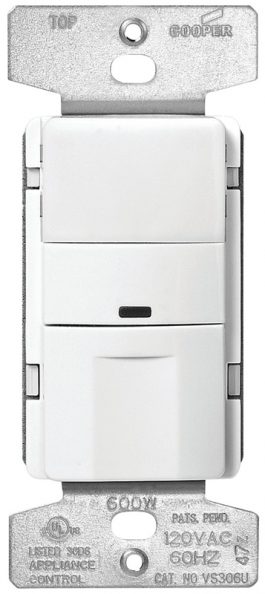 MOTION SENSOR SWITCH WHITE