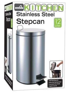 TRASH CAN STEP ON  12L
