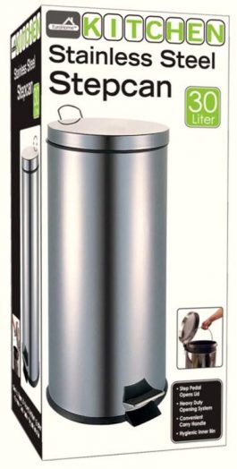 TRASH CAN STEP ON  30L