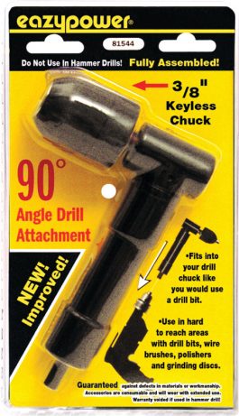 DRILL ATTACHMENT 3/8" CHUCK