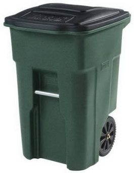 TOTER 48GAL 2 WHEEL CURBSIDE