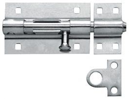 BARREL BOLT  8" PADLOCKABLE