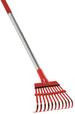 GARDEN RAKE LEAF  11 TINE  8"
