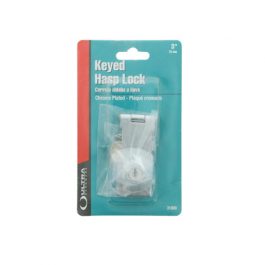 HASP 3" SAFETY W/CYLINDER LOCK