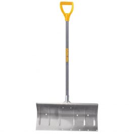 SHOVEL SNOW 24"PUSH ALUM/BRACE