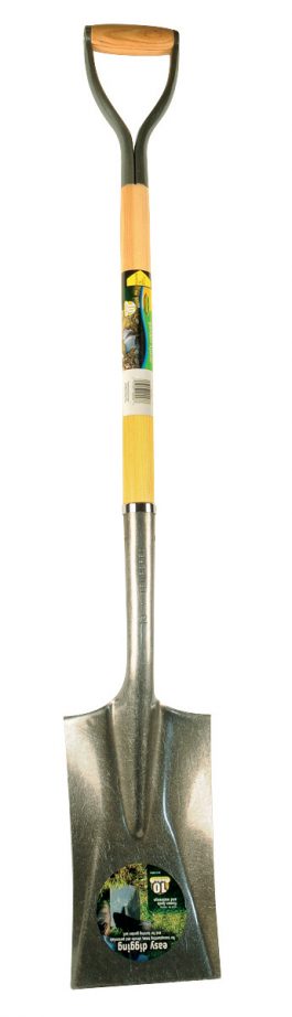 SHOVEL D HANDLE SPADE SQ.BOT