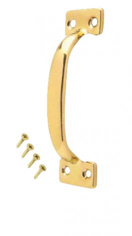 DOOR PULL HANDLE 6-1/2" BRASS