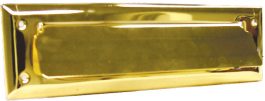 MAIL SLOT 2 X 11 BRASS