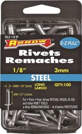 POP RIVET 1/8 X 1/2" LONG