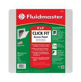 ACCESS PANEL 8"X8" PLASTIC WHT