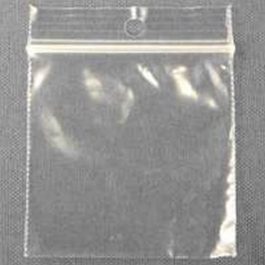 BAG PLASTIC RECLOSABLE ZIPPER