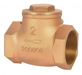 CHECK VALVE 2" IPS BRASS