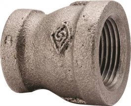 COUPLING BLACK 1/2" X 1/4"