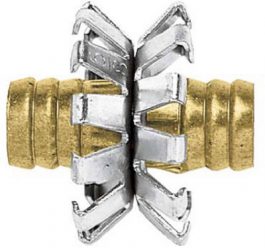 HOSE MENDER CLINCHER BRASS