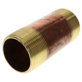 NIPPLE BRASS 1-1/2"X 4"
