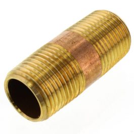 NIPPLE BRASS 3/8"X SH