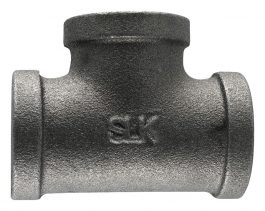 TEE BLACK 2"X1/2"
